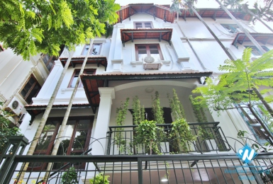 Lovely French villa for rent on To Ngoc Van, Tay Ho